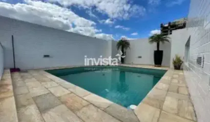 Casa Sobreposta Alta com 5 Dormitórios 4 Suítes no Boqueirão em Santos