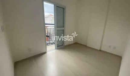 Apartamento de dois dormitórios com sacada no Estuário