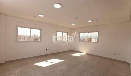 Sala Comercial com 43m² para Alugar no Embaré em Santos
