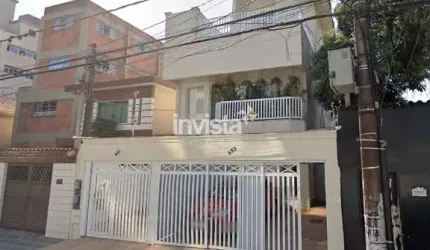 Excelente Casa Sobreposta Alta Duplex para Alugar no bairro da Aparecida em Santos