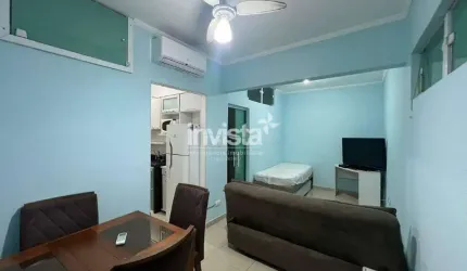 Apartamento mobiliado na quadra da praia