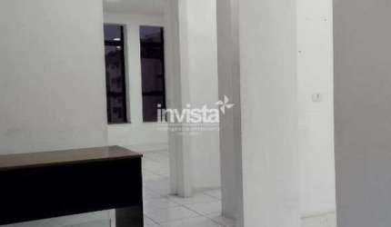 Sala comercial no bairro do Embaré em Santos