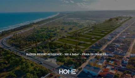 OLERON RESORT RESIDENCE - Lotes de 240 a 560m² na Praia do Francês