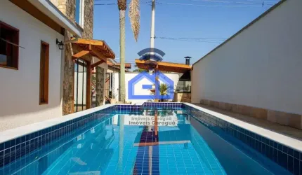 Casa à Venda no Indaiá com 3 dormitórios, sendo 3 suítes, 4 banheiros, sala com 2 ambientes e garag