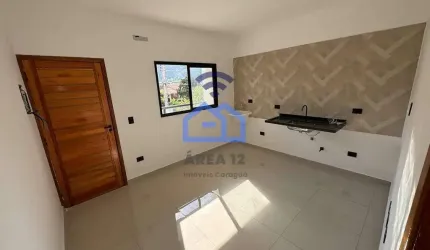 Kitnet à venda no bairro Martim de Sá em Caraguatatuba, SP - Com 30m², imóvel recém construído, exc