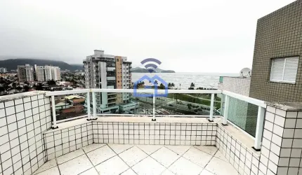 Cobertura à Venda no bairro do Indaiá em Caraguatatuba, SP - 123m², com 3 dormitórios, sendo 2 suít