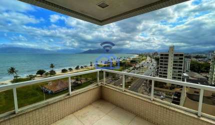 Apartamento frente-mar de alto padrão à venda no Centro de Caraguatatuba, SP - Venha morar com excl