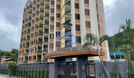 Apartamento à venda no bairro do Massaguaçu em Caraguatatuba, SP - Vista para o mar e lazer complet