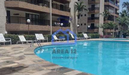 Magnífico apartamento com lazer completo à venda, a apenas 200m da praia de Tabatinga em Caraguatat