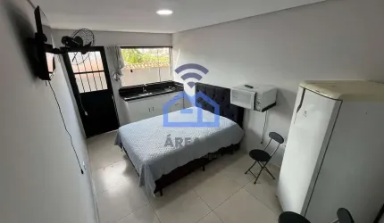 Kitnet para locação no bairro do Aruan em Caraguatatuba, SP - More com praticidade e aconchego