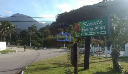 Terreno à venda no Condomínio Recanto Verde Mar, no bairro do Massaguaçu, em Caraguatatuba, SP