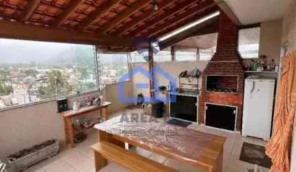 Cobertura com vista panorâmica à venda no bairro do Massaguaçu em Caraguatatuba, SP