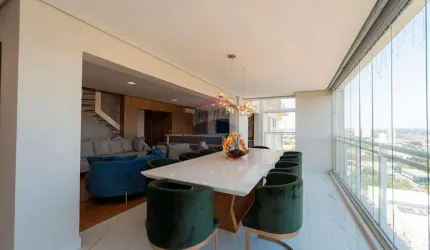 Cobertura espetacular, 504m² mobilada no Condomínio Cena Golf Residence