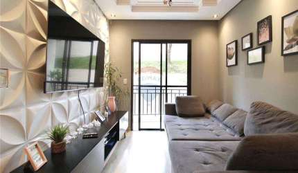 Apartamento com 3 dormitórios sendo 1 suíte, 2 banheiros multiuso e 1 vaga de garagem