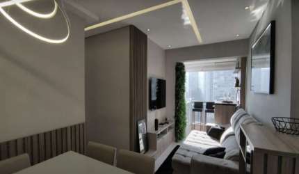 Apartamento no Condomínio Vila Monumento no Jardim Caboré com 69m² 2 dormitórios 1 suíte 2 banheiros 2 vagas