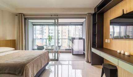 Apartamento à Venda - Jardim Paulistano, 1 Quarto,  33 m2