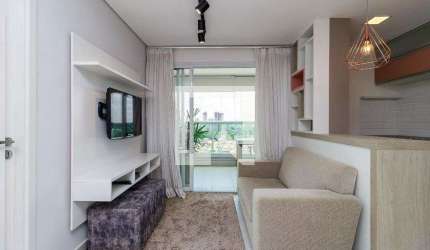 Apartamento à Venda - Campo Belo, 1 Quarto,  43 m2