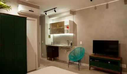 Apartamento no Condomínio Mobi one Pinheiros no Bairro de Pinheiros com 1 dormitório 1 banheiro