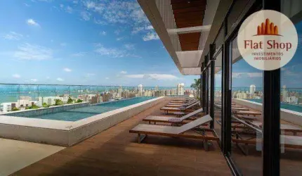 Apartamento com 1 dormitório à venda, 40 m² por R$ 670.000,00 - Meireles - Fortaleza/CE