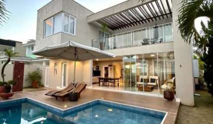 Casa em condomínio fechado com 4 quartos à venda na Rodovia BA-099 - Estrada do Côco, Abrantes, Camaçari, 306 m2 por R$ 2.650.000