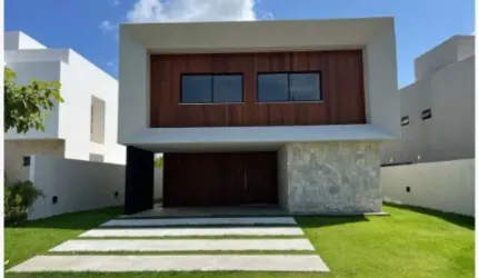 Casa em condomínio fechado com 4 quartos à venda na Rua Caraíva, Alphaville (Abrantes), Camaçari, 379 m2 por R$ 1.970.000