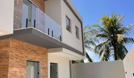 Casa em condomínio fechado com 4 quartos à venda na Avenida 31 de Julho, Ipitanga, Lauro de Freitas, 130 m2 por R$ 590.000