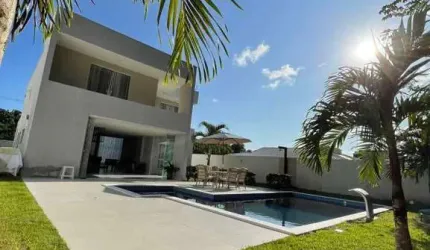 Casa em condomínio fechado com 3 quartos à venda na Rua Caraíva, Alphaville (Abrantes), Camaçari, 504 m2 por R$ 1.650.000