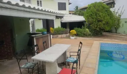 Casa em condomínio fechado com 6 quartos para alugar na Rua Praia da Sereia, Vilas do Atlantico, Lauro de Freitas, 300 m2 por R$ 6.800
