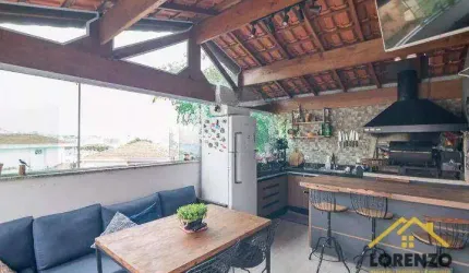 Apartamento à venda, 141 m² por R$ 650.000,00 - Vila Scarpelli - Santo André/SP