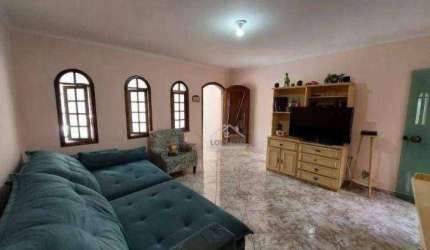 Sobrado com 3 dormitórios à venda, 188 m² por R$ 747.000 - Vila Scarpelli - Santo André/SP