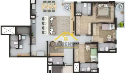 Apartamento com 3 dormitórios à venda, 135 m² por R$ 1.620.000,00 - Vila Assunção - Santo André/SP