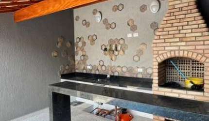 Casa Sobreposta para Venda em Praia Grande, Maracanã, 2 dormitórios, 1 banheiro, 1 vaga
