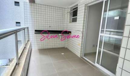 Apartamento para Locação em Praia Grande, Caiçara, 1 dormitório, 1 banheiro, 1 vaga