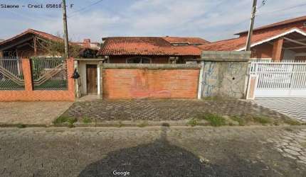 Casa para Venda em Mongaguá, Balneário Itaóca, 3 dormitórios, 1 banheiro