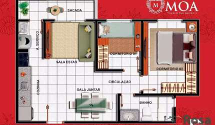 Apartamento para venda MORADA DO OURO II Cuiabá - 26184