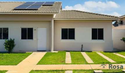 Casa em condomínio para venda com 3 quartos sendo 1 suíte, placa solar, no Bairro Chapel Do Sol, Várzea Grande! - CA6889