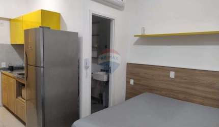 Studio decorado de 26 m² a 300 metro do Metrô Vila Madalena