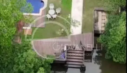 Casa na Lagoa da Tijuca - Barra da Tijuca -  5 minutos metrô - 5 quartos - Deck para barco privativo