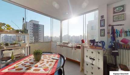 Cobertura Duplex na Saúde, 110 metros com 3 quartos e 1 vaga, Residencial dos Alamos
