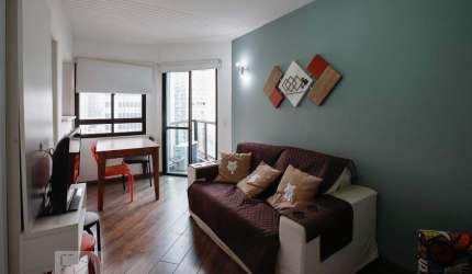 Apartamento à Venda - Itaim Bibi, 1 Quarto,  55 m2