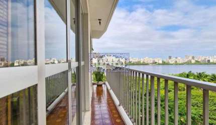 Apartamento com 1 quarto à venda na Avenida Epitácio Pessoa, Lagoa, Rio de Janeiro, 74 m2 por R$ 1.250.000