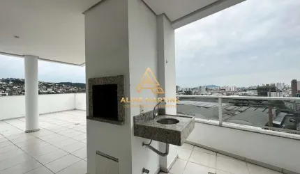 Apartamento incrível no Kobrasol, com enorme terraço e vista panorâmica!!