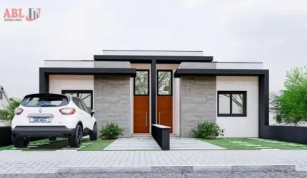 Casa 2 dormitórios com suíte e  pátio