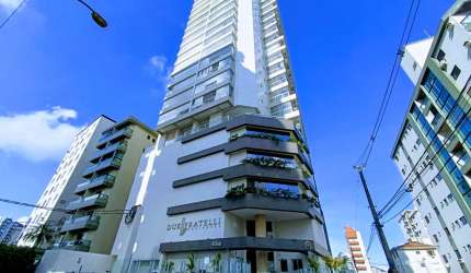 Apartamento 2 dormitórios, 300 metros da praia da Guilhermina.