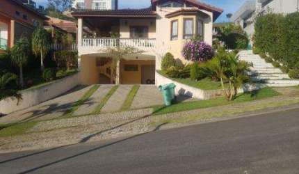 VENDA DE CASA CONDOMÍNIO IBIRAPITANGA A/T 800m² A/C 350m³ com 4 dormitórios sendo 2 suítes, lavabo, sala 3 ambientes, cozinha americana, piscina, chur