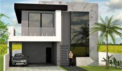 VENDA DE SOBRADO MODERNO NO CONDOMÍNIO ARUJÁ V, EM ARUJÁ/SP, com 300m², 04 suítes, sala 03 ambientes, piscina e garagem para 04 carros. CONSULTE-NOS.