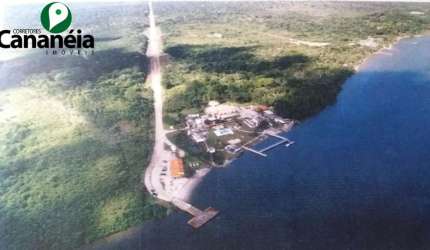 Área com 396.000 m2 com 117 metros de largura de mar a mar - Boqueirão Sul da Ilha Comprida - Litoral Sul de SP