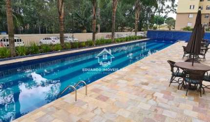 REF:1346 - 2 Dormitórios. Bosque dos Pássaros - SBC.  Lazer completo.