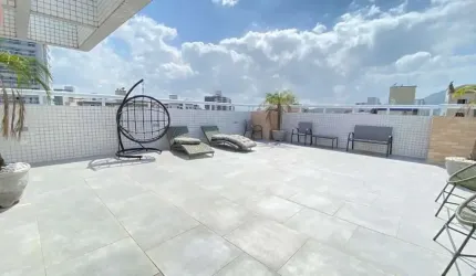 Apartamento com 1 dormitório à venda, 44 m² por R$ 380.000,00 - Vila Guilhermina - Praia Grande/SP