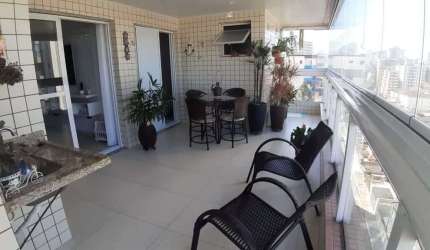 Apartamento com 3 dormitórios à venda, 154 m² por R$ 1.200.000,00 - Vila Guilhermina - Praia Grande/SP